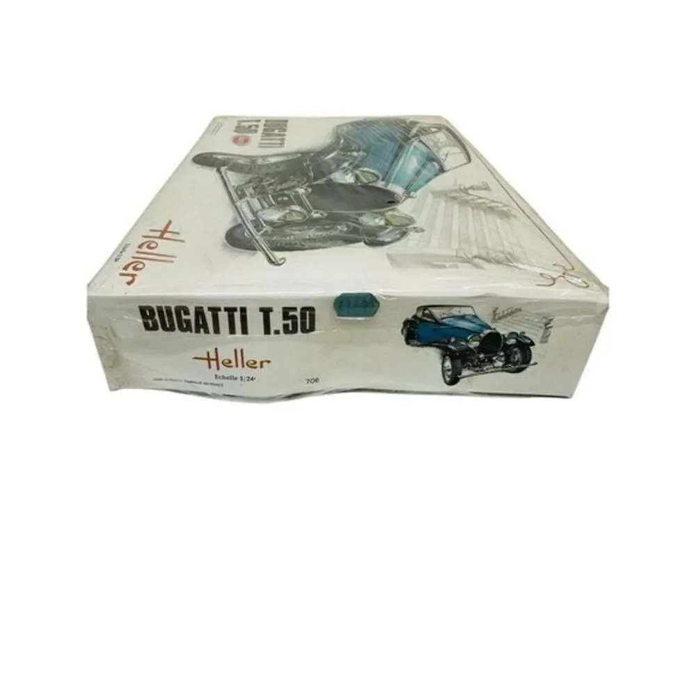 Vintage Heller Bugatti T.50 1:24 #706 Made In France NOS Factory Sealed‎ Read